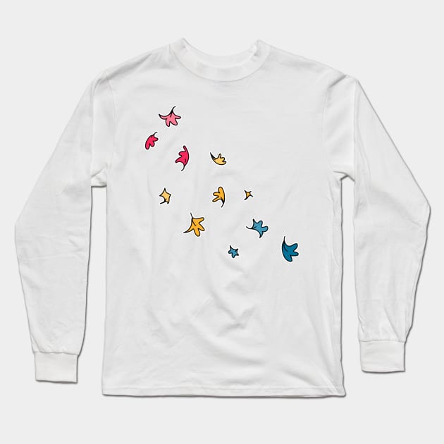 Heartstopper Leaves (pride colours) Long Sleeve T-Shirt by Orimei